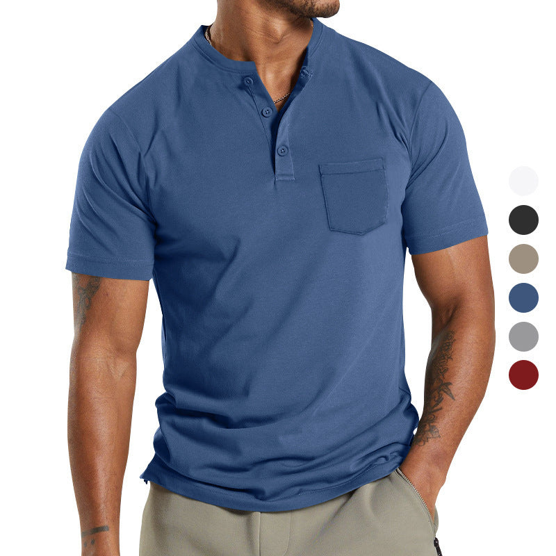 Men's Casual Short Sleeve Plus Size T-shirt