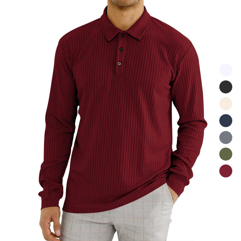 Men's Spring And Autumn Long Sleeve T-shirt Top