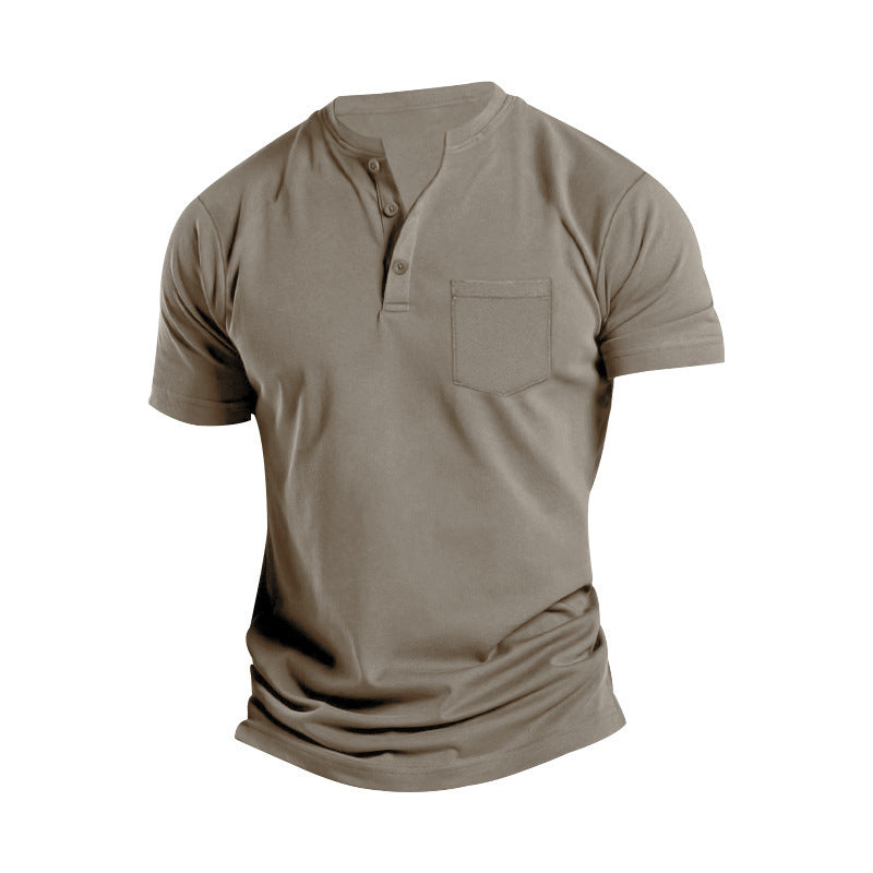 Men's Casual Short Sleeve Plus Size T-shirt