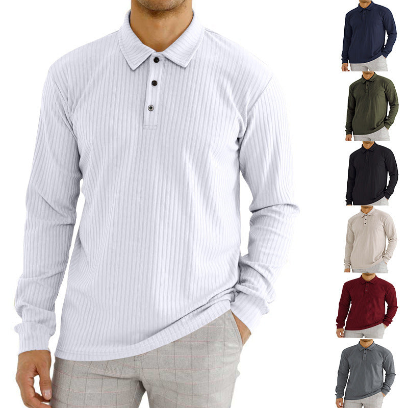 Men's Spring And Autumn Long Sleeve T-shirt Top