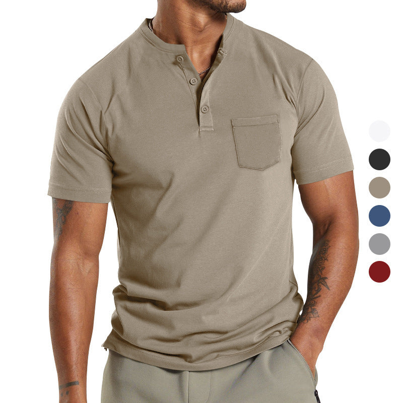 Men's Casual Short Sleeve Plus Size T-shirt